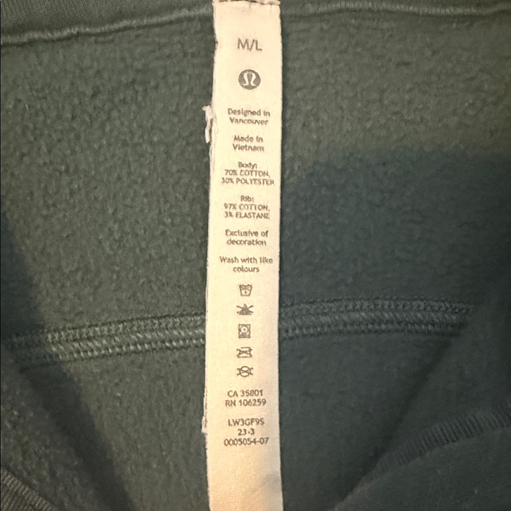 Lululemon M/L cropped hoodie - Picture 4 of 8